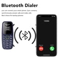 thumbnail image 3 of BM310 teléfonos móviles pequeños desbloqueados auriculares Bluetooth teléfono baja radiación grabación automática de llamadas Dual SIM teléfono celular pequeño, 3 of 5