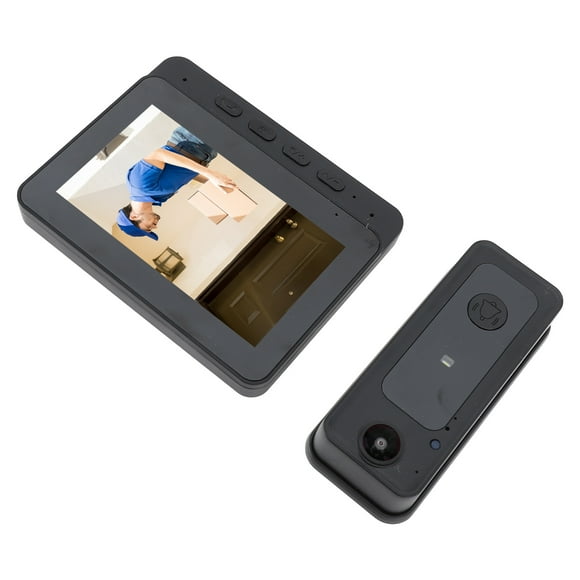Video Doorbell Camera, 1080P HD 170 Degree Wide Angle Fisheye Lens Wireless Doorbell Camera with Indoor for Home