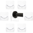 thumbnail image 1 of 6Pcs Adhesive Curtain Rod Holder Bath Curtain Rod Pole Bracket, 1 of 5