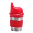 thumbnail image 1 of 230ml 4pcs Vasos Sippy de acero inoxidable a prueba de derrames no plástico azul/verde/naranja/rojo TUNC Sencillez, 1 of 5
