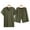 Army Green, variant on Loungewear Short Sleeve Breathable Viscose Men Short Sleeve Shorts Pajamas for Home