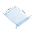 thumbnail image 2 of Uxcell Fruit Protection Bags 6x4" Nylon Fruit Netting Cover Bags with Drawstring for Garden Fruits Blue 100Pack, 2 of 6