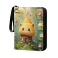 thumbnail image 2 of Game Card Storage Bag Collectible Trading Card Albums The 4-Pocket Card Binder With 50-Page Sleeve Can Hold 400 Game Cards Orange Mushroom Room, 2 of 6