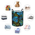 thumbnail image 3 of Lsque Play Game pattern Laundry Hamper Basket, Tall Woven Rope Hamper Basket for Clothes, Lightweight Storage Basket, Collapsible Waterproof-Small, 3 of 8