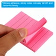 thumbnail image 4 of Notas adhesivas rayadas Uxcell de 2" x 3", blocs de notas autoadhesivos de colores fluorescentes 100 hojas/pad, rosa, paquete de 6, 4 of 5