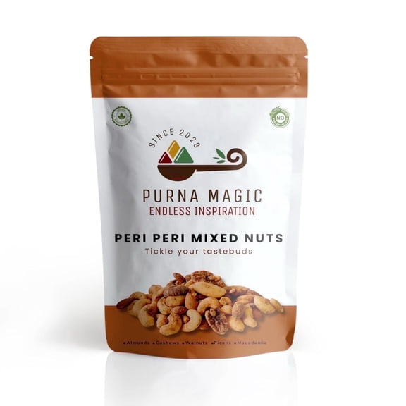 PurnaMagic Peri Peri Seasoned Mixed Nuts, 200 g