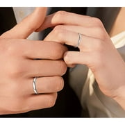 ChicSilver Sterling Silver 2mm Minimalist Wedding Band Ring for Women Comfort Fit Most People Size 7