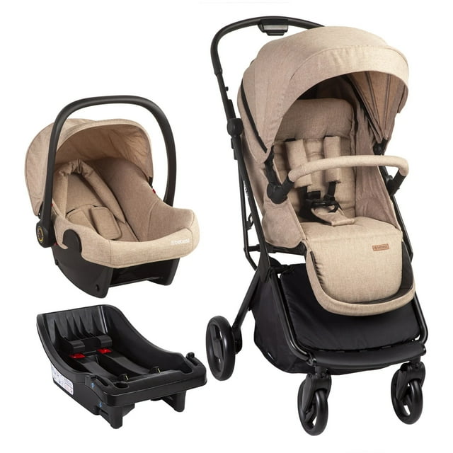 Carriola para bebe y Portabebe para auto - Asiento Giratorio 360º - Hasta 4 Años o 15 kg