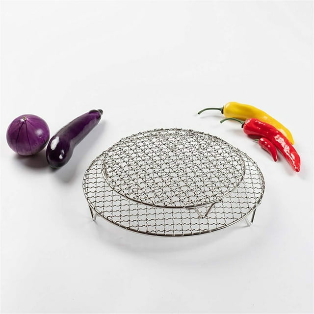 Cuiseur Vapeur en Maille Inox 304 & Grille pour Friteuse à Air Chaud (20cm)