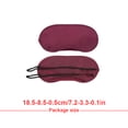 thumbnail image 4 of Guardurnaity Sombra de ojos Creative Blindfold Práctico Conveniente Útil Eye Sleeping Covers para adultos Niños Mujeres Hombres Ancianos Cadenas y cordones para anteojos Vino rojo, 4 of 6