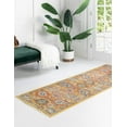 thumbnail image 3 of Rugs.com Lola Collection Rug – 16 Ft Runner Yellow Medium Rug Perfect For Hallways, Entryways, 3 of 9