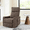 Brown, variant on Gewnee Chenille Multifunctional Swivel Rocking Chair, 360° Swivel, Massage & Heating, for Living Room, Office and Home Theater,Beige