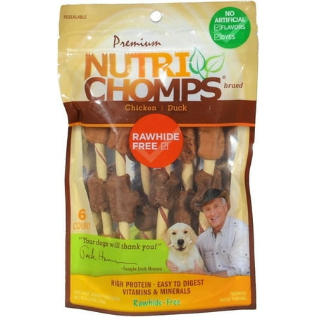 UPC: 0015958989284 | Nutri Chomps Chicken and Duck Kabobs Dog Treat