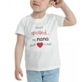 thumbnail image 3 of I'm Not Spoiled My NaNa Just Loves Me Cute Toddler T Shirts for Boys Girls (White, 2T), 3 of 5