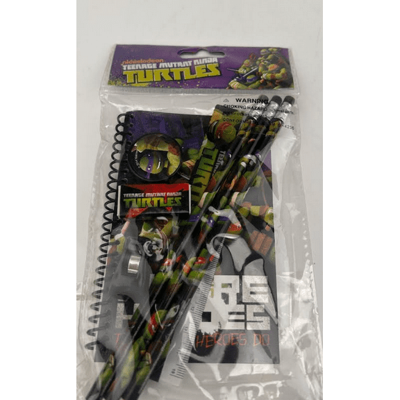 New Ninja Turtles Purple Stationery Set