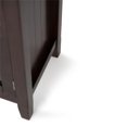 thumbnail image 6 of Acadian 62 inch Wide Solid Wood Transitional Wide Storage Cabinet in Brunette Brown, 6 of 6