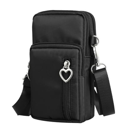 TSV Waterproof Nylon Small Crossbody Cell Phone Purse