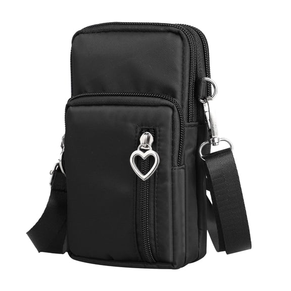 TSV Small Crossbody Cell Phone Pouch Purse For Women, Waterproof Mini Messenger Shoulder Bag Wallet With Credit Card Slots, Adjustable Straps Wristlet Wallet Bag Coin Purse For Most Cellphones
