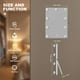 thumbnail image 4 of Espejo de tocador MINISO 25 x 36 cm con luces, 3 modos, 360°, 4 of 7