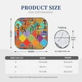 thumbnail image 2 of Kdxio Dancing African Womans Print 2-Piece Sun Shade Front Windshield - Foldable Car Front Window Sunshades For Most Sedans Suv Truck, 2 of 6
