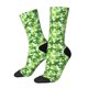 thumbnail image 1 of Fotbe Happy St. Patrick's Day Calcetas Largas con Estampado para Hombre y Mujer – Calcetas de Compresión Transpirables y Elásticas, Viajar y Uso Diario Talla 5-11, 1 of 6