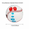 thumbnail image 4 of Baseball field training ball, Baseball field grip trainer, 9inch baseball training equipment, Baseball with finger placement markings coded by, 4 of 5