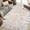 Pink, variant on GlowSol 9' x 12' Large Washable Rugs for Living Room Bedroom Vintage Boho Rug Floral Medallion Rug Non Slip Low Pile Soft Carpet, Orange