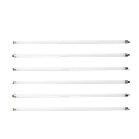 KFFKFF 8-Pack T5 Fluorescent Light Bulbs, 21-Inch Linear Tube Lamp, 3000K Warm White, 13W, G5 Bi-Pin Base, 1100 Lumens, Replacement Bulbs for Under-Cabinet Fixtures and Closets