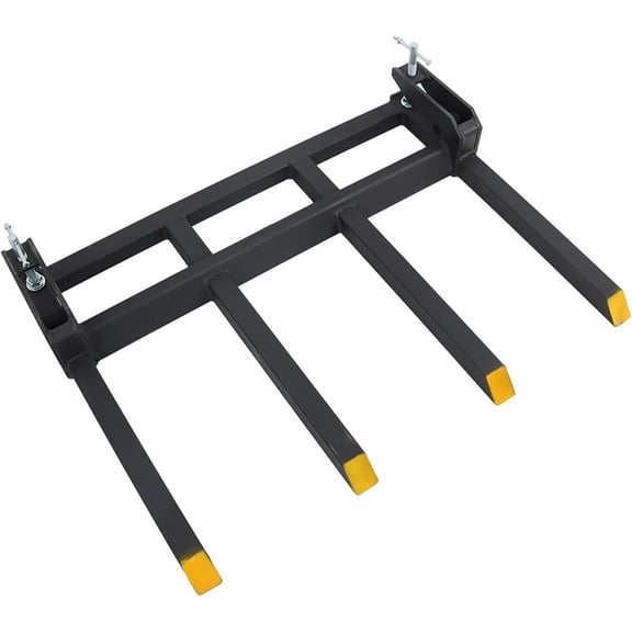 labwork 42 2500lbs Clamp on Pallet Forks Replacement for Tractor Attachments Skid Steer Loader Bucket