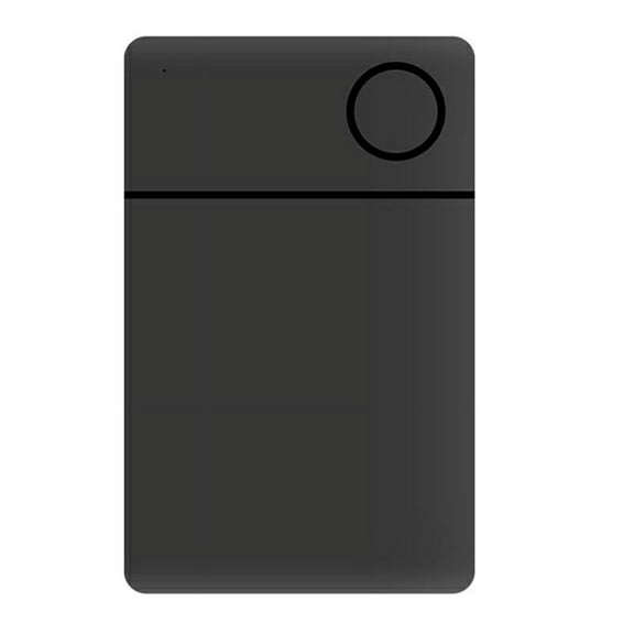 Wireless Icard Finder for Find My App Controlled Bluetooth Globally Tracking Smart Tag Document Locator Black