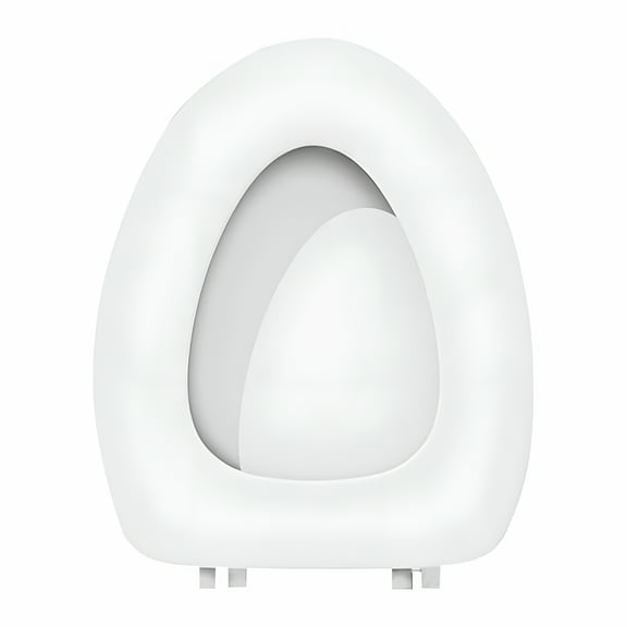 HIBIBUD 2026 New Soft Elongated Vinyl Toilet Seat with Comfort Foam Cushioning-Fits All Standard Size Fixtures-Easy to Install