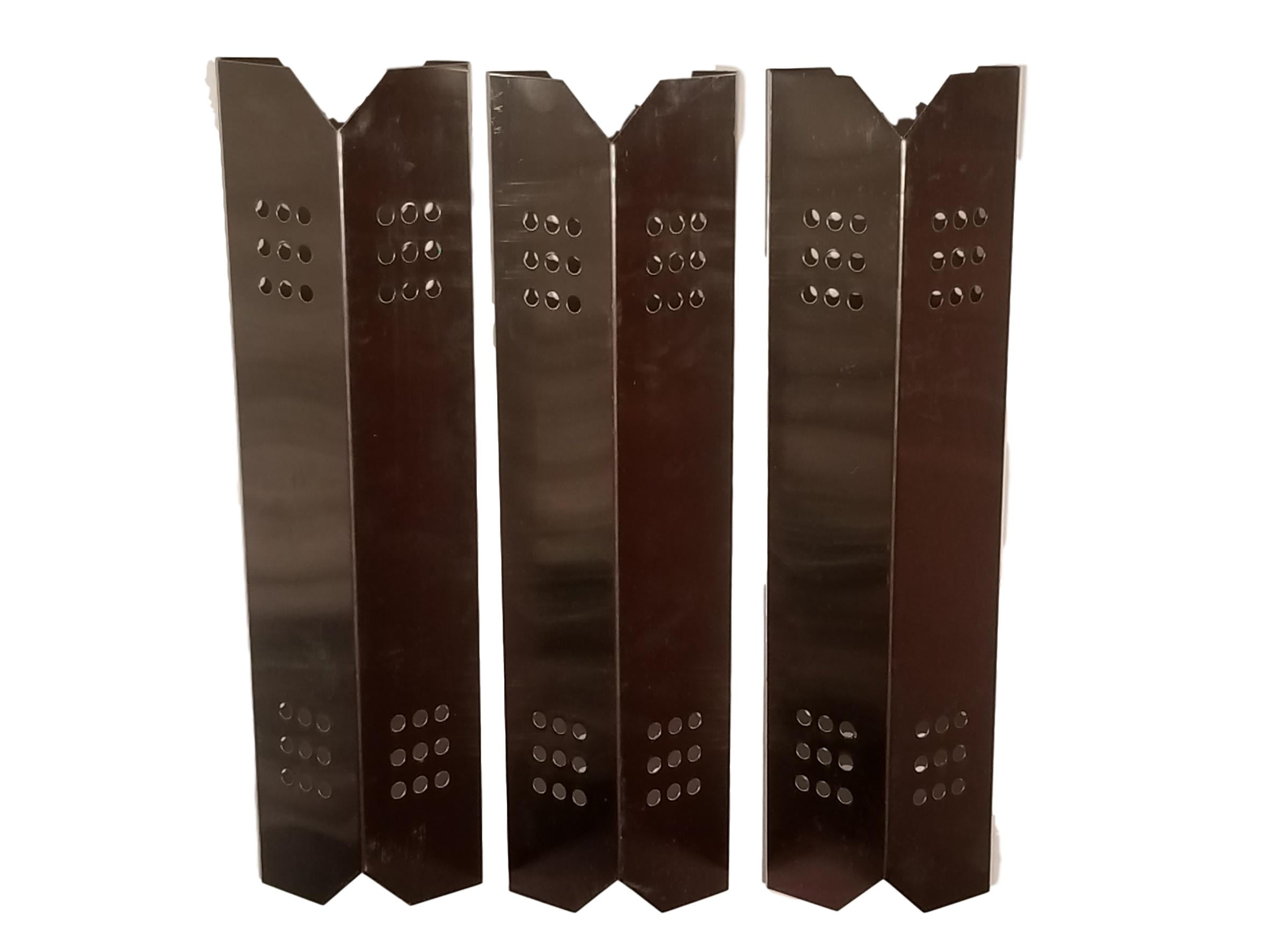 Set of Three heat plates for Kitchen Aid Bbq Grill model 7200819