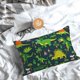 thumbnail image 5 of Fotbe Dinosaurs and Flowers Funda de Almohada Decorativa Estilo Occidental, Lujo en Algodón, Fundas para Almohadas King, Cojín Estampado para Decoración del Hogar-16"x24", 5 of 6