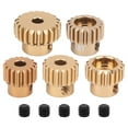 thumbnail image 1 of 5pcs Aluminum Alloy 48P Pinion Gear Motor Gears Kit Fit for S CS R31 SCX10 AX10 1:10 RC Drift Racing Car, 1 of 6