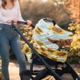 thumbnail image 5 of Renewold Highland Cow Sunflower Daisy Car Seat Covers for Boys Girls, Nursing Cover Carseat Canopy Baby Breastfeeding Cover Multi-use Nursing Scarf Infant Stroller Cover, 5 of 7