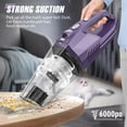 thumbnail image 4 of Handheld Vacuum Cordless, Powerful Suction Car Hand Held Vacuum Cleaner with Large-Capacity Battery, Hand Vacuum Cordless Rechargeable for Pet Hair Keyboard Dust Office and Home Cleaning, 4 of 5