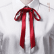 thumbnail image 5 of Corbata de mano para uniforme JK, lazo, accesorios de la academia, lazo para atar, vino tinto y negro, 5 of 5