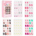 thumbnail image 1 of DOUBORQ 120-Piece Kids Nail Art Kit with Adorable Designs, Easy DIY Nail Stickers for Children, Safe and Fun Nail Decoration Set for Creative Playtime, 1 of 6