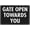 Warning Sign 1, variant on Gate Is Broken Outdoor Safe Sign - 8"x12", UV Protected, Weatherproof - Home, Business, Farm, Warehouse Alert