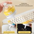 thumbnail image 4 of Desktop Vacuum Cleaner with Night Light, Mini Table Dust Sweeper Energy Saving, High Endurance Cordless 360º Rotatable Design for Keyboard Home School Office, 4 of 8