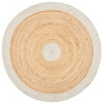 thumbnail image 2 of SAFAVIEH Braided Carina Bordered Reversible Area Rug, Beige/Natural, 6' x 6' Round, 2 of 11