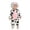 White, variant on Animal Hooded Romper Toddler Baby Halloween Outfit Long Sleeve Hooded Jumpsuit Infant Boys Girls Cute Autumn Winter Clothes