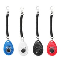 ORDDIART Dog Training Clicker 4PCS Ueetek Loud Sound Durable Easy Clicking with Wrist Strap 1.57in