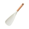 thumbnail image 3 of COM1950s Wooden Handle Silicone Spoon and Spatula Set,Nonstick Cookware Safe Utensils for Mixing,Flipping and Serving,2-Piece Kitchen Cooking Utensils with Ergonomic Grip,Easy To Clean, 3 of 3