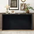 thumbnail image 2 of 60" Console Table,Wood Simple Entryway Table Hallway Table for Living Room,Entryway, Hallway,Black, 2 of 7