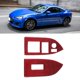 thumbnail image 5 of Cubierta embellecedora de Panel elevador de ventana de fibra de carbono, 2 uds., roja, compatible con Subaru BRZ, 5 of 9