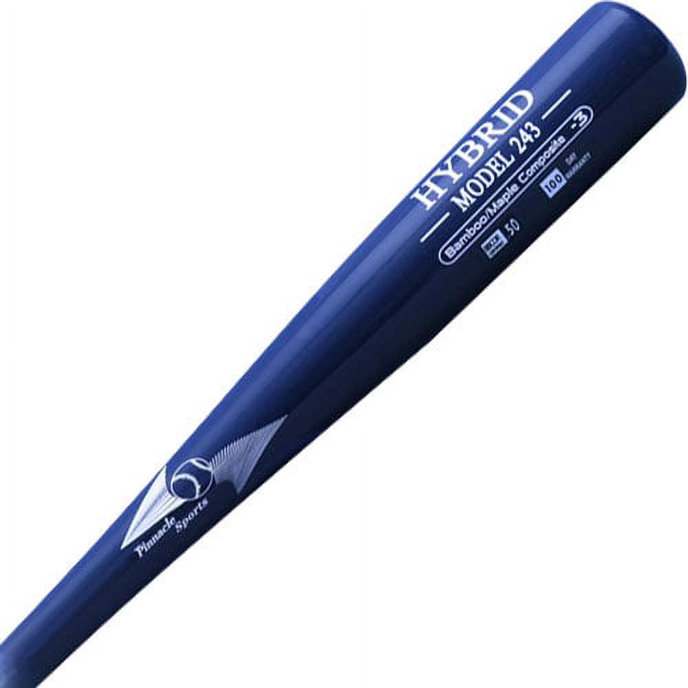 BamBooBat 243HWBN Maple Wood Composite Baseball Bat, 34" (-3)