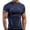 #01-Navy, variant on Men's Compression Shirt Short Sleeve Athletic Compression Tops Cool Dry Undershirts Baselayer Gym Workout T Shirt