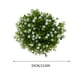 thumbnail image 3 of Corona de hojas de primavera verano | Guirnalda de Botón de Oro de Plástico Colorido | Colgante de puerta frontal decorativo vibrante de 13" | Decoración de entrada de casa llamativa | Floral Falso, 3 of 5