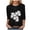 Black, variant on Womens 3/4 Sleeve St Patricks Day Shirts Irish Clover Graphic Tops Crewneck Fashion Tees Shirt (Red, XL)